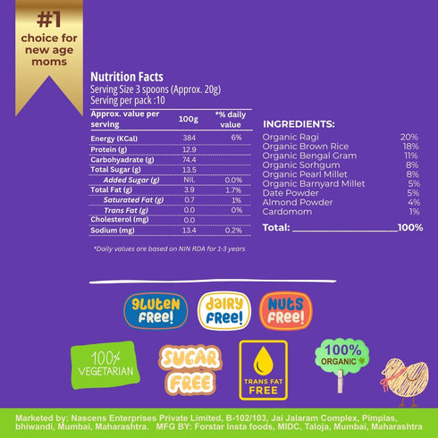 Happa Multigrain Cereal for Babies