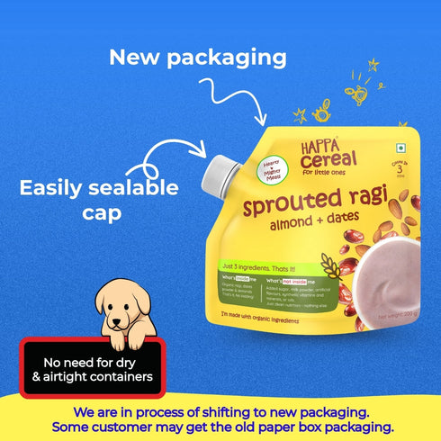 Happa Ragi Almonds Dates Cereal for Babies