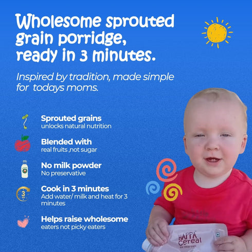 Happa Ragi Mango Banana Cereal for Babies