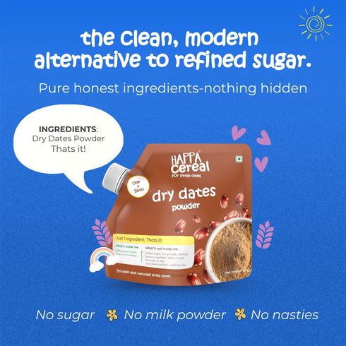 Happa Organic Dry Dates Powder