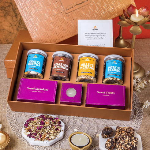 Omay Foods Happy Crunch Diwali Gift Box