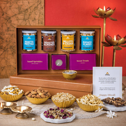 Omay Foods Happy Crunch Diwali Gift Box