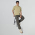 XYXX Haze Relaxed Fit Washed T-shirt - Camel Brown