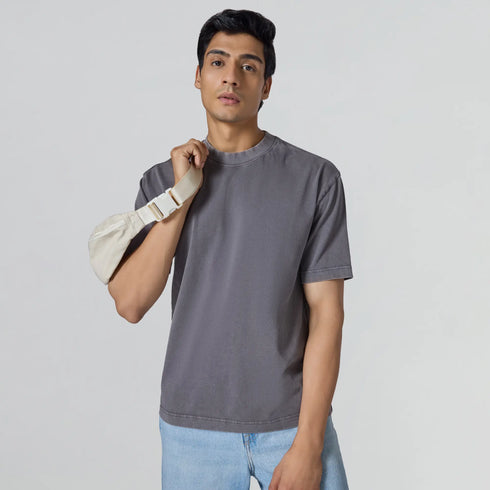 XYXX Haze Relaxed Fit Washed T-shirt - Graphite Grey