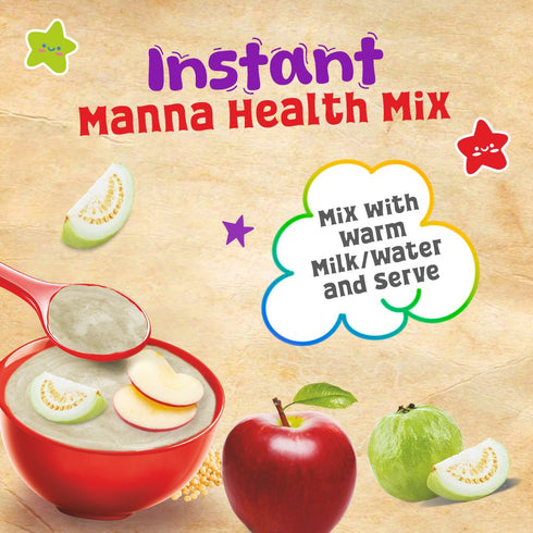 Manna Foods Health Mix Instant Baby Cereal Apple and Guava