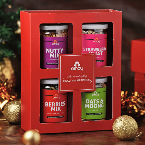 Omay Foods Healthy Delights New Years Gift Box