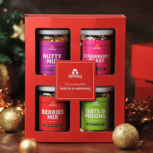 Omay Foods Healthy Delights New Years Gift Box