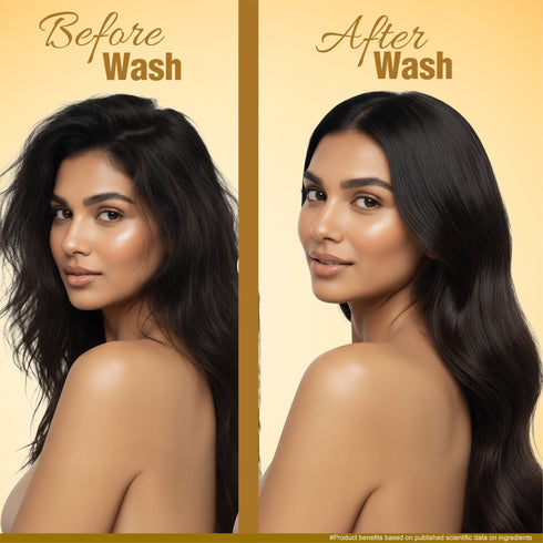 Multani Pharmaceuticals Limited Multani Naturals Henna & Tulsi Shampoo For Silkier & Denser Hair Improves Scalp Health For Hair Growth & Dandruff Control SLS & Paraben Free Dermatologically Tested