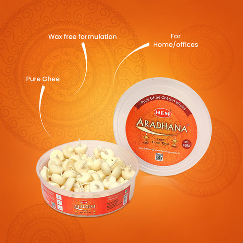 HEM Aradhana Pure Ghee Diya