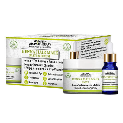 Keya Seth Aromatherapy Henna Hair Mask Paste & Serum
