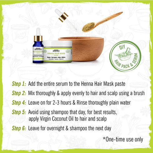 Keya Seth Aromatherapy Henna Hair Mask Paste & Serum