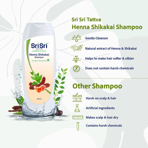 Sri Sri Tattva Henna Shikakai Shampoo sachet