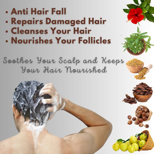 Payal's Herbal Shampoo for All Hair Type For Men And Woomen (400 ml)