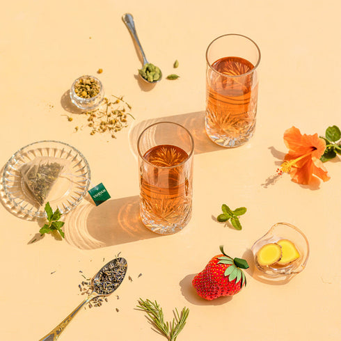 Vahdam Tea Hibiscus Rose Herbal Tea