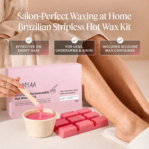 Namyaa Skincare Namyaa Brazilian Microwaveable Hot Waxing Kit
