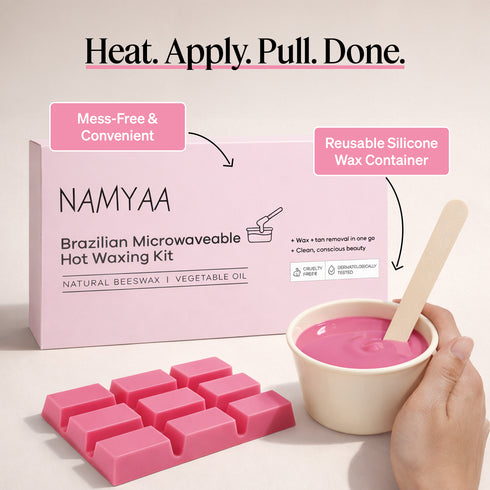 Namyaa Skincare Namyaa Brazilian Microwaveable Hot Waxing Kit