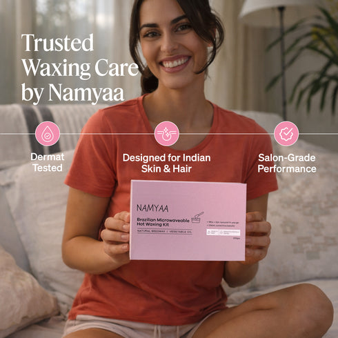 Namyaa Skincare Namyaa Brazilian Microwaveable Hot Waxing Kit