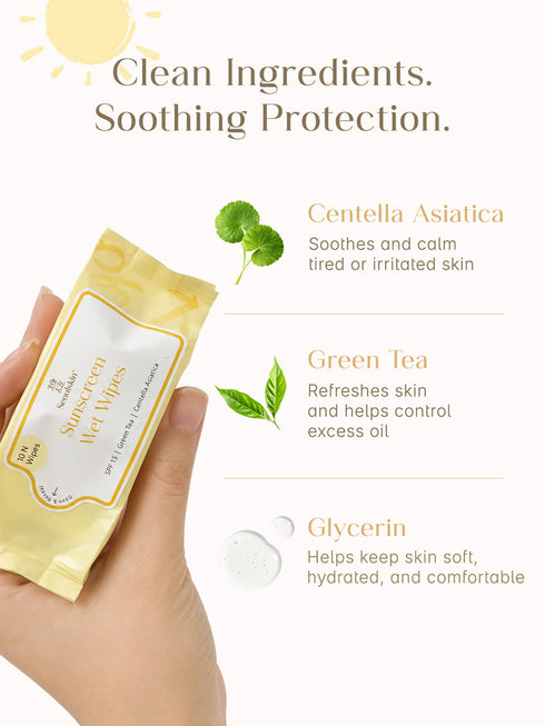 Seoulskin Sunscreen Wet Wipes