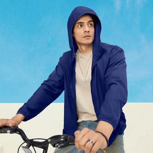 XYXX Ozone Polyester Parka Jacket - Estate Blue