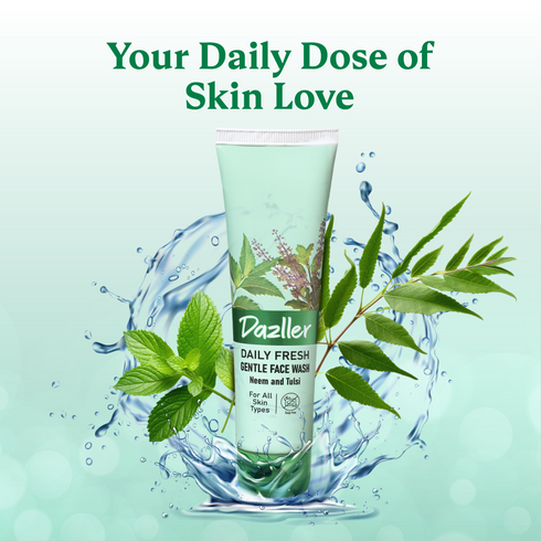 Dazller Cosmetics Daily Fresh Gentle Face Wash - Neem & Tulsi