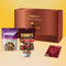 PUREHEART Celebration Diwali Gift Hamper | Corporate Gift Box with Cherokee Trail Mix (80g) and Hershey's Kisses Chocolate, Happy Diwali Greeting Card | Festive Dry Fruits Pack