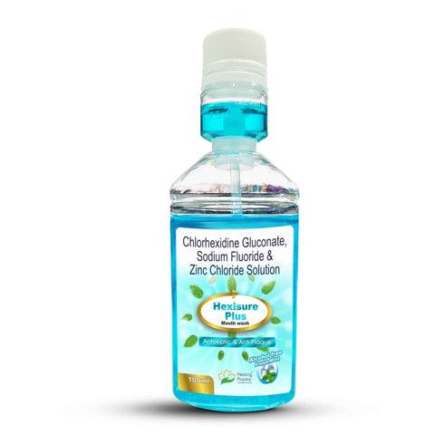 Healing Pharma Hexisure Antibacterial & Antiseptic Mouthwash
