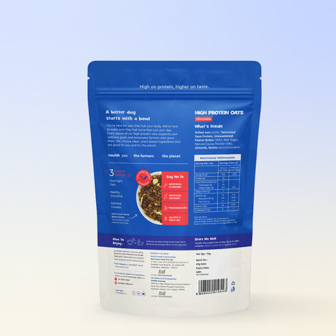 Nourish You 25% High Protein Chocolate Oats