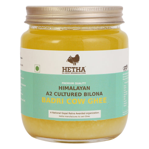 Hetha Himalayan Badri Cow A2 cultured Bilona Ghee / A2 Ghee