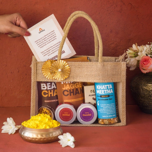 Omay Foods Holi Joy Gift Hamper Bag