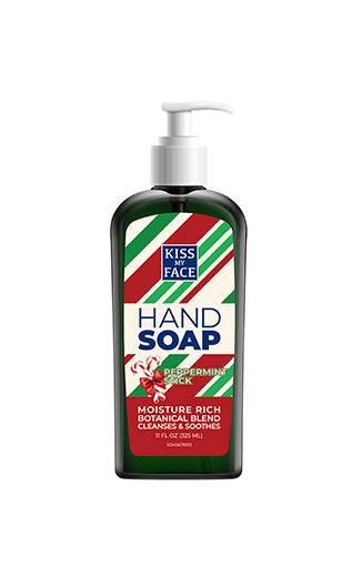 Kiss My Face Peppermint Holiday Hand Soap