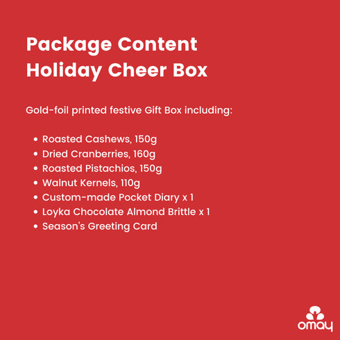 Omay Foods Holiday Cheer New Years Gift Box