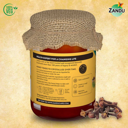 Zandu Pure Honey with Clove