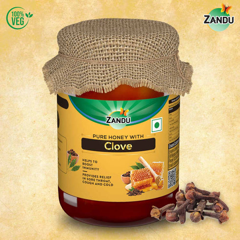Zandu Pure Honey with Clove