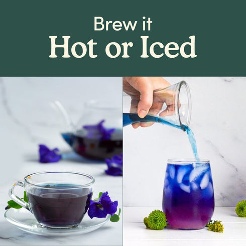 Vahdam Tea Butterfly Pea Flower Herbal Tea