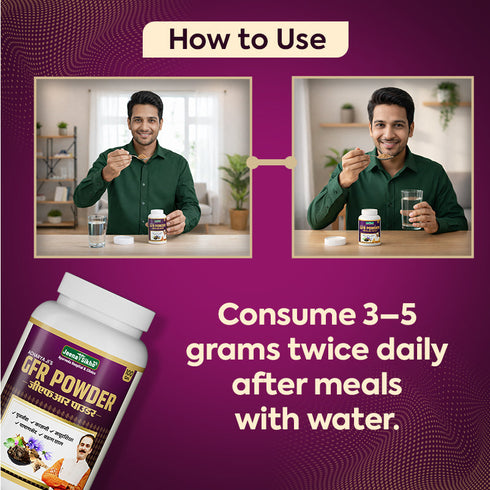 Jeena Sikho GFR Powder Ayurvedic Kidney and Urinary Wellness Support