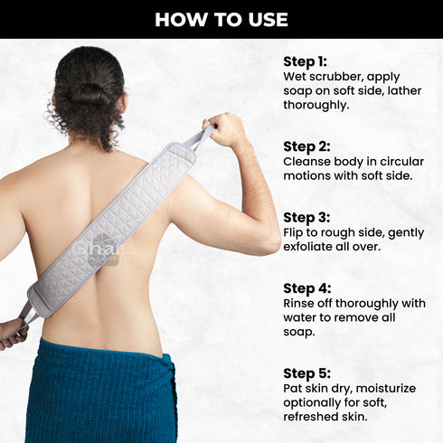 Ghar Soap Exfoliating Back Scrubber