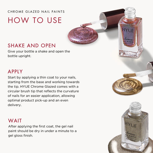 HYUE Chrome Glazed Nail Paint