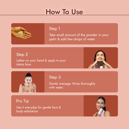 Hue And Shades Organic Sandalwood Facewash Powder