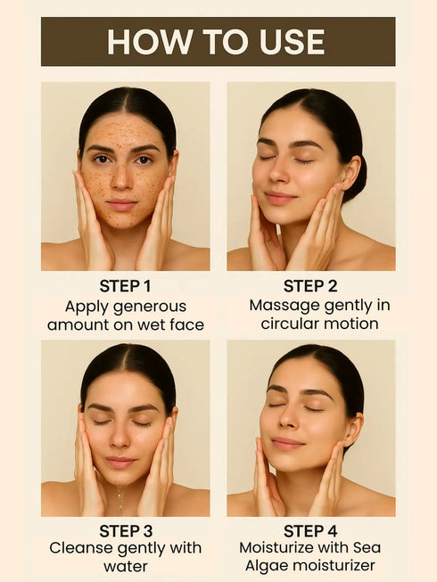 The wellness shop SEA ALGAE EXFOLIATING FACE SCRUB