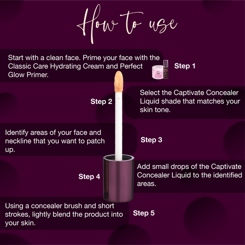 Dazller Cosmetics Eterna Captivate Concealer Liquid