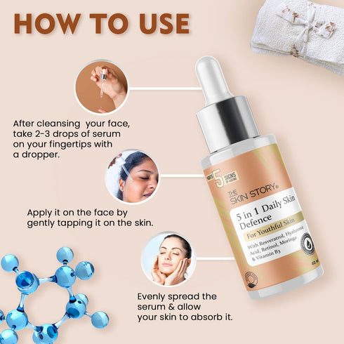 The Skin Story 5-in-1 Daily Skin Defence Anti Aging Serum