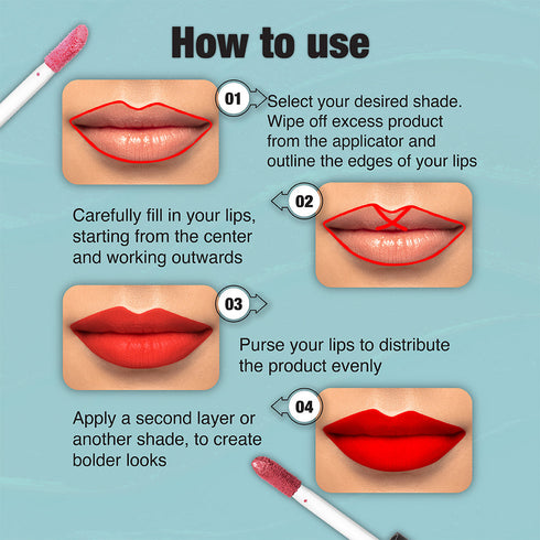 Dazller Cosmetics Lip colour Mini (Pack of 6)