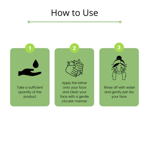 Omorfee India Green Apple Face Wash