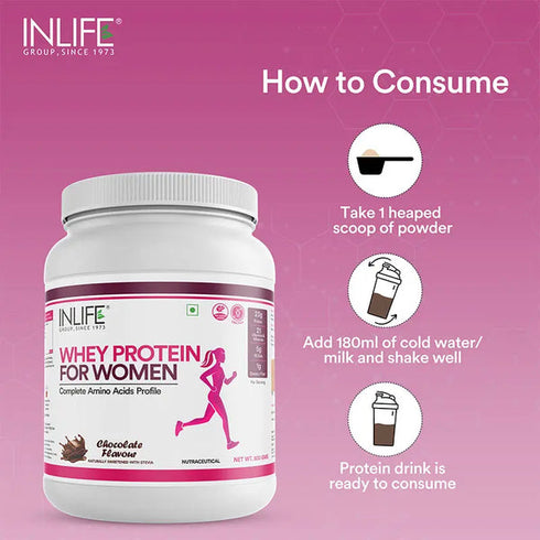 Inlife Whey Protein Powder For Women
