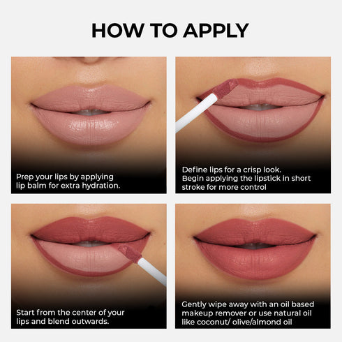 Soku Cosmetic Always Kissable Matte Liquid Lipstick - Sheer Simplicity