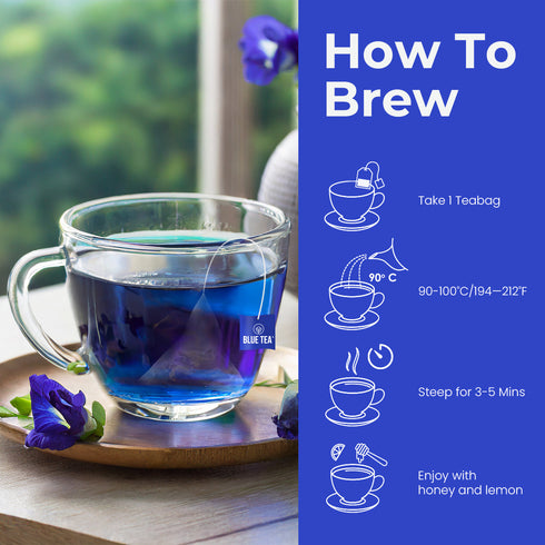 Blue Tea Butterfly Pea Detox Desi Kahwa