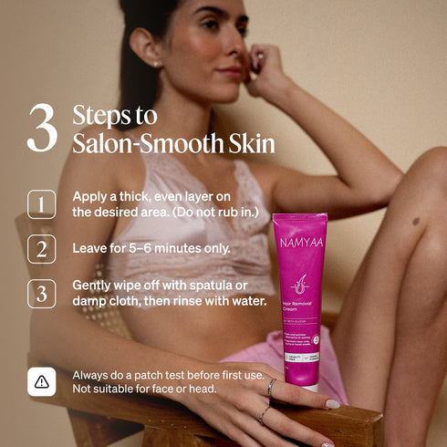 Namyaa Skincare Intimate Hair Removal Cream