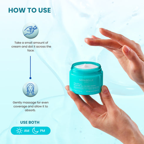 Mirabelle Korea Hyaluronic Collagen Moisture All in One Cream Day & Night