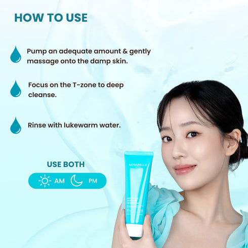 Mirabelle Korea Hyaluronic Collagen Moisture Face Wash