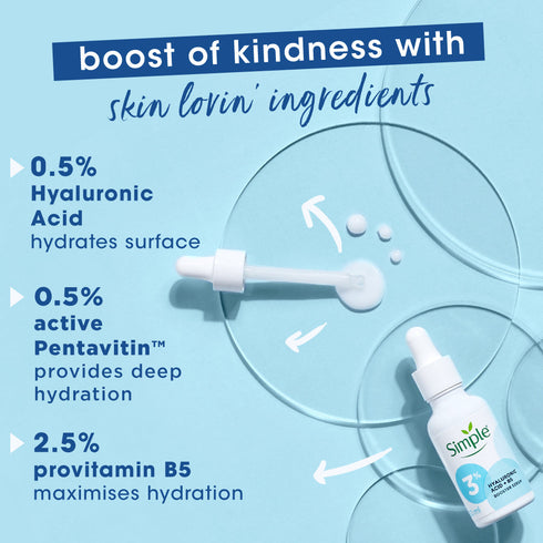 Simple 3% Hyaluronic Acid + Vit B5 Serum